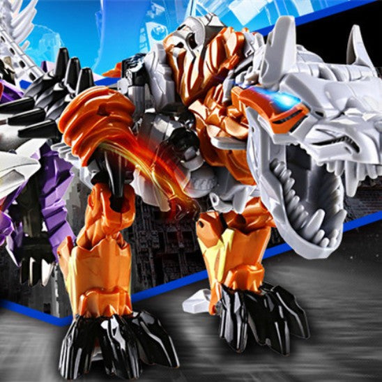 Mechtech Transforming Grimlock Dino Robot Action Figure Boys Children Mecha Toy
