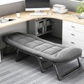 Portable Folding Guest Bed Sturdy Adjustable Folding Single Sleeper Bed W/ Mat