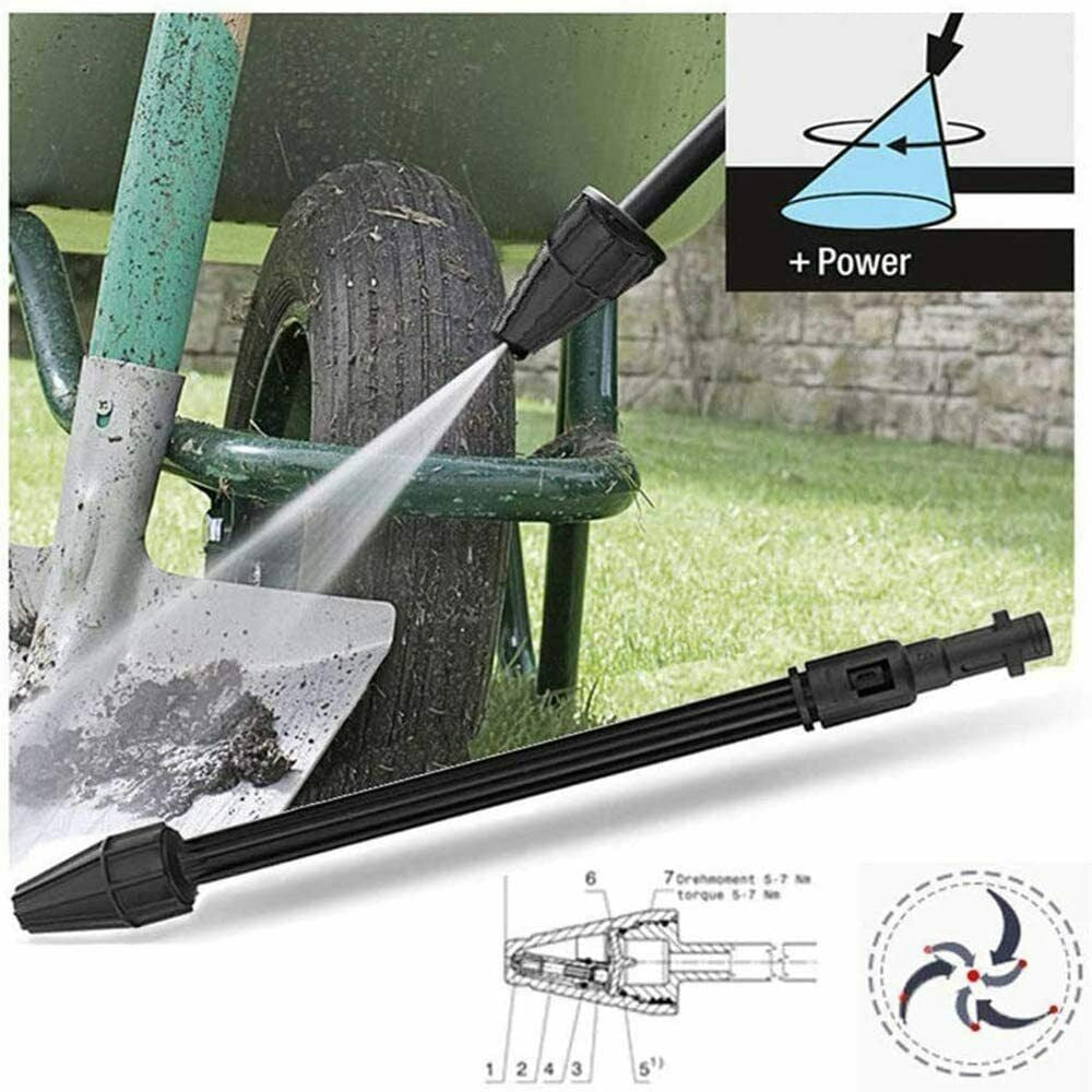 Pressure Washer Lance 170 Bar Dirt Blaster Turbo Nozzle Kit for Karcher K2-K7 UK