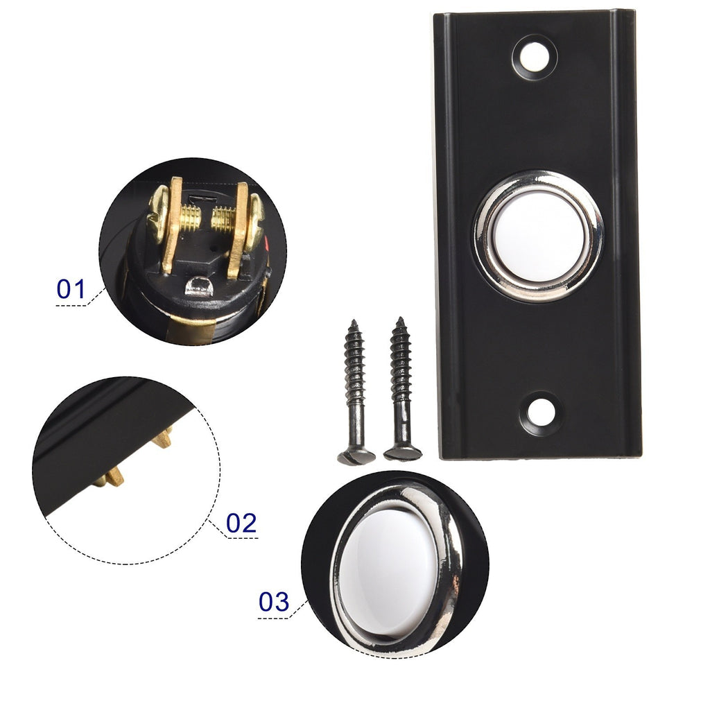Premium Round Doorbell Push Button Suitable for Most Exterior Surfaces