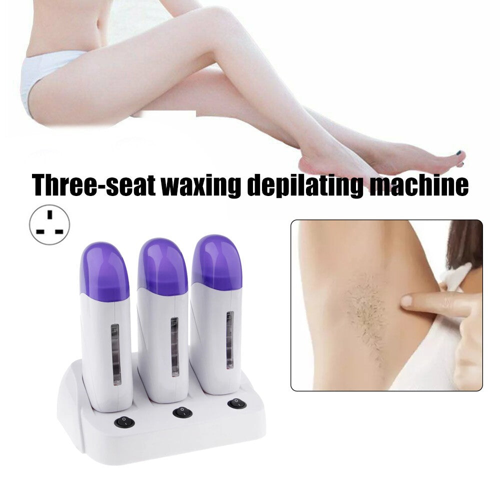Electric Depilatory Roll Wax Heater Roller Hair Removal Depilation Machine