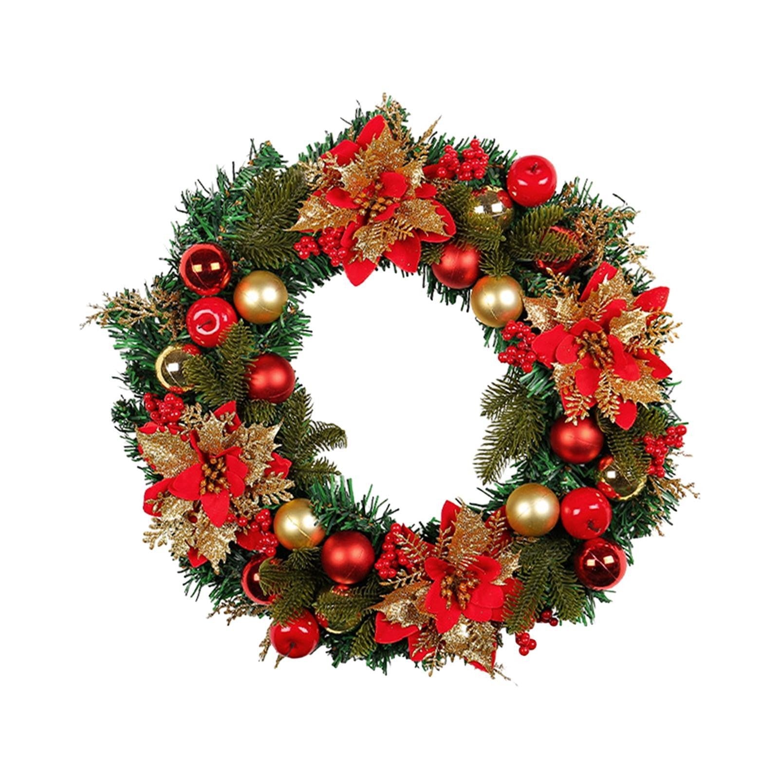 Christmas Wreath Christmas Decoration Hanging Larege Artificial Winter Holiday
