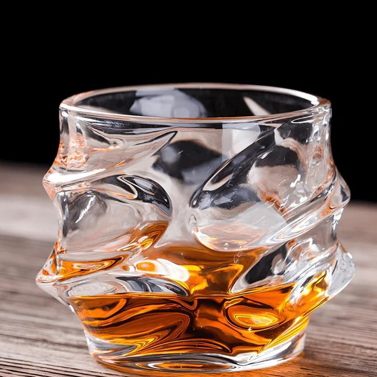 Tsuki Glass Whiskey Glasses Japanese Crystal Whisky Glass Heavy Thick Bottom UK