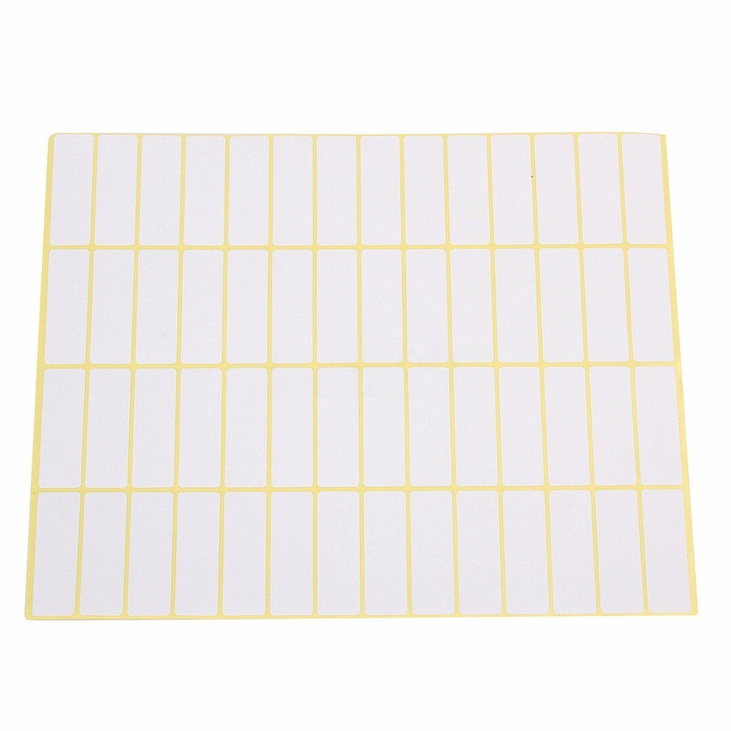 840 White Sticky Labels 13x38 mm Price Stickers Name Tags Blank Self Adhesive