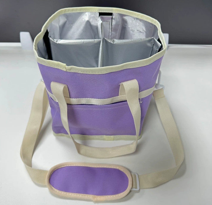 Family Size 4 Compartment Drink Bag, Multiple Tumbler Carrier Caddy