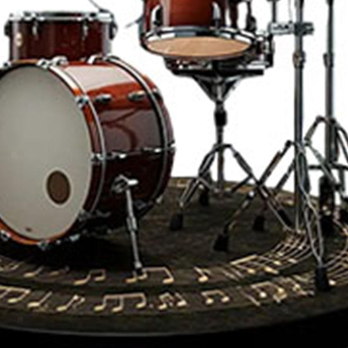 2D Drum Set Decoration Flat Tabletop Ornament for Home Living Room Cabinet