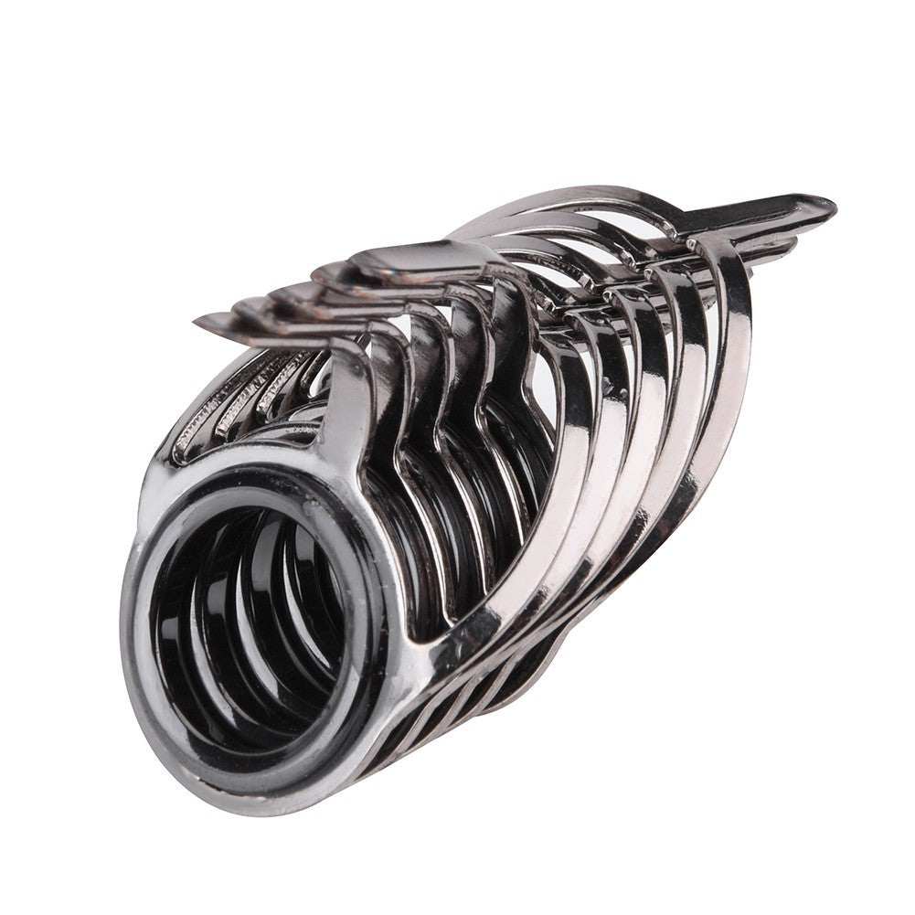 75Pc High Quality Stainless Steel Sea Fishing Rod Guide Eye Rings Set Tackle Box