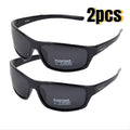 2 Pack Polarized Sports Sunglasses HD Polar View Driving Goggles For Men Women