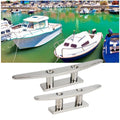 10 inch 316 Stainless Steel Dock Deck Rope Cleat  Marine Boat