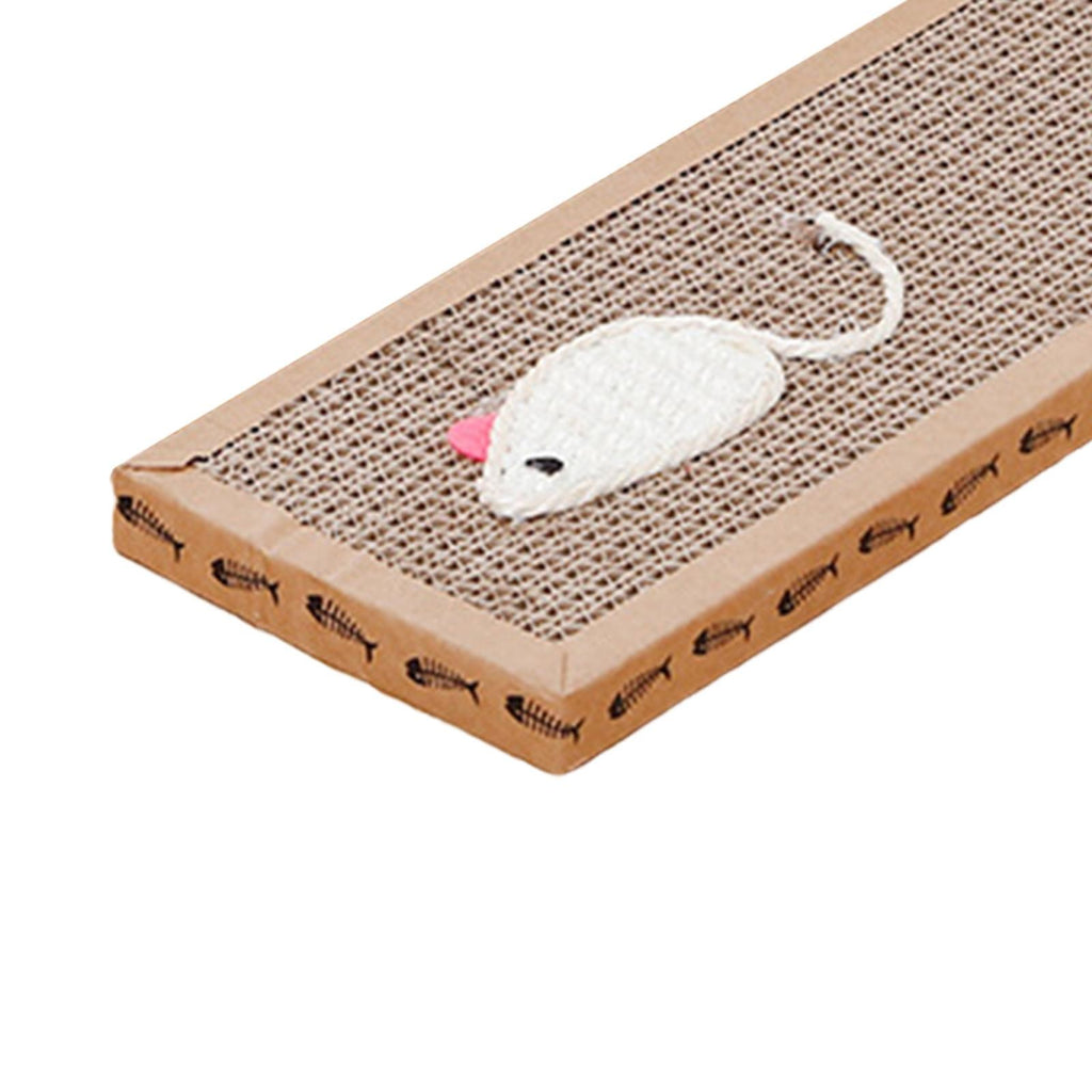 Cat Scratcher Cardboard Cat Scratch Pad Wear Resistant Grind Claws Lounge for