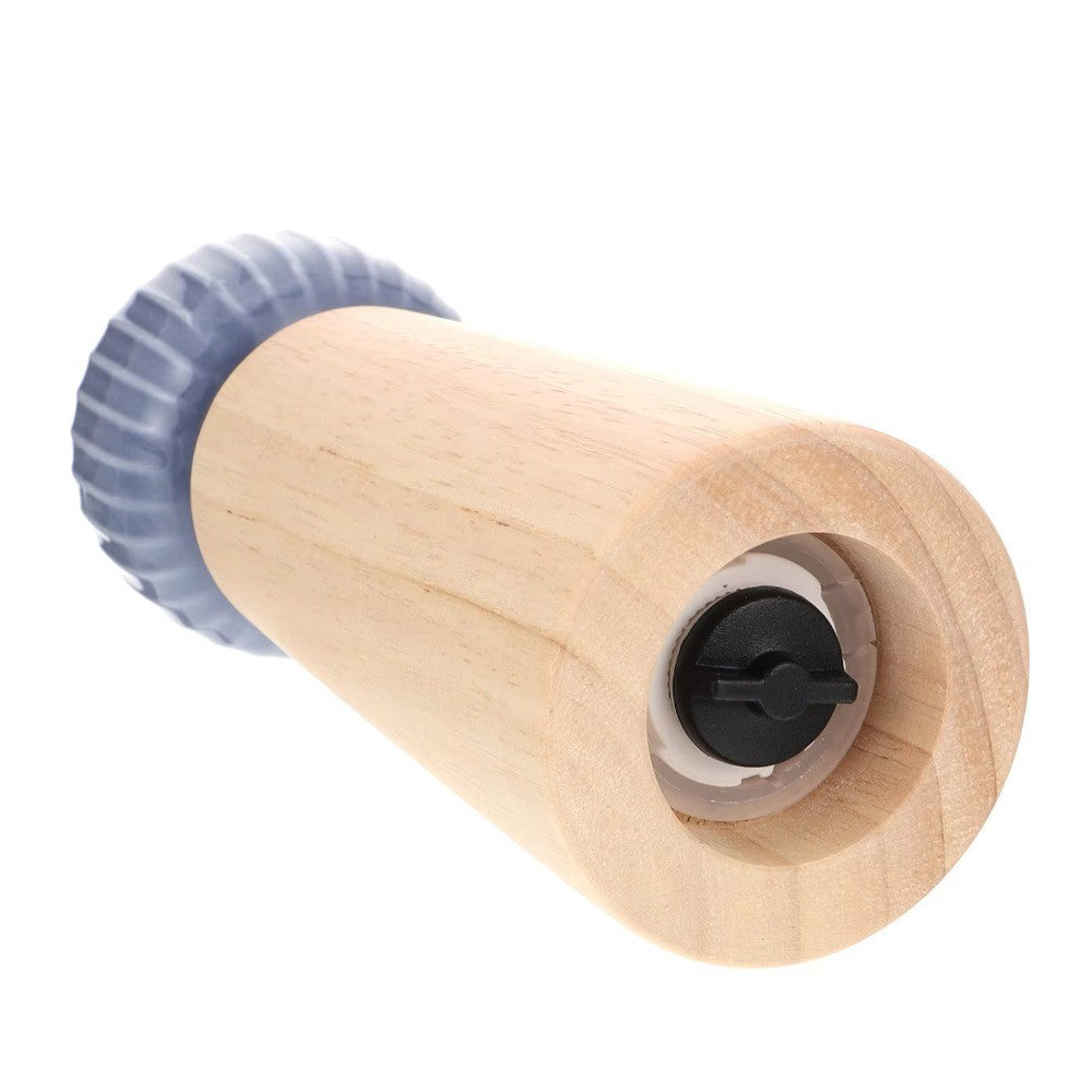 Nordic Style Manual Pepper Salt Grinder Oak Refillable Pepper Mill Adjustable