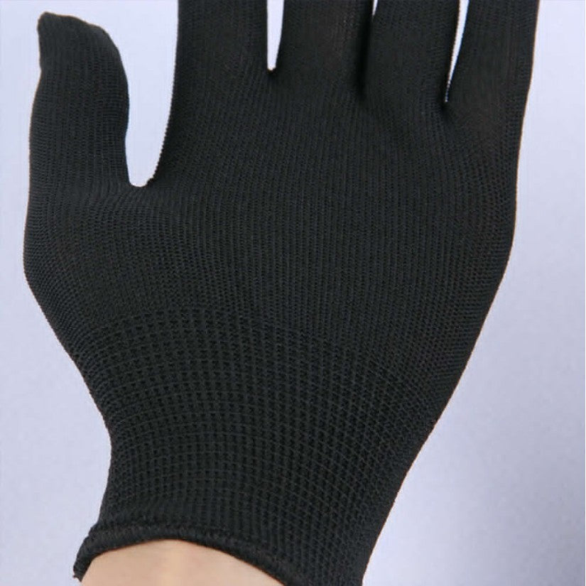 6/12Pairs Black Gloves Dermatological Overnight Moisturising Eczema Hand NEW