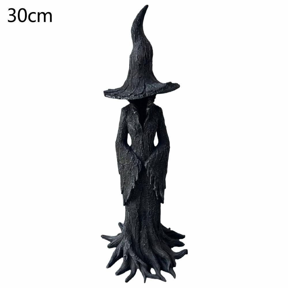 Witch Statue Resin Craft Desktop Decoration Halloween Ornament Home Decoration