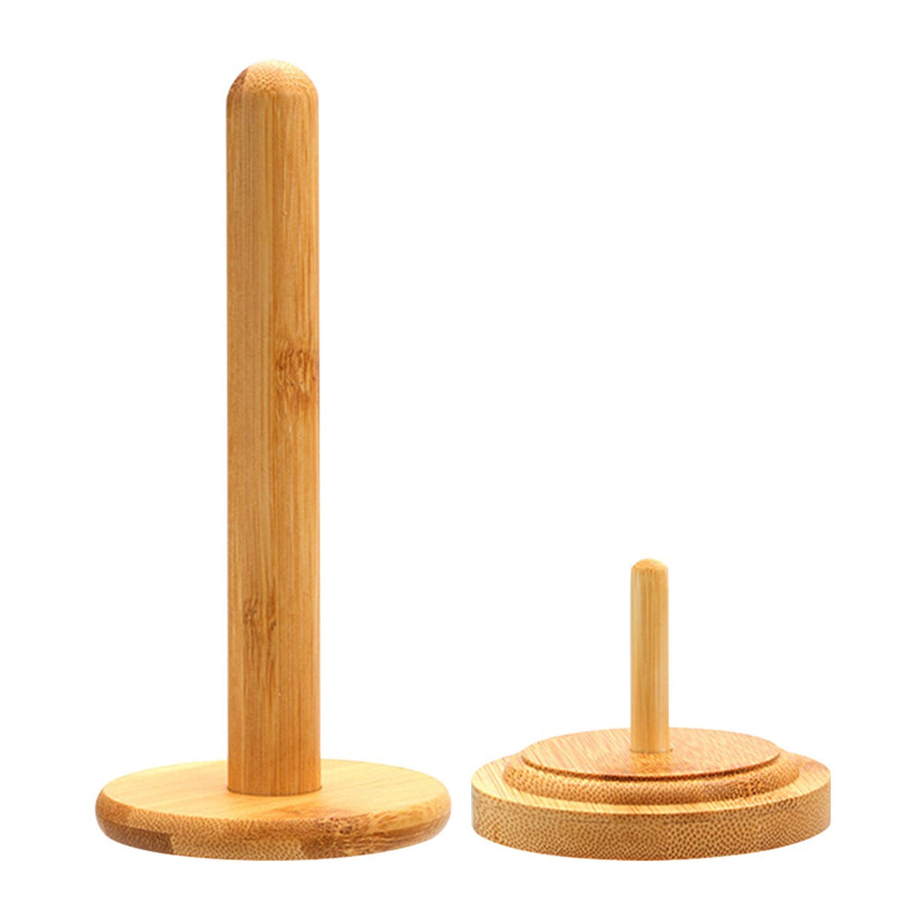 Wooden Yarn Holder Rotatable Bamboo Yarn Skein Spinner Revolving Knitting Tools