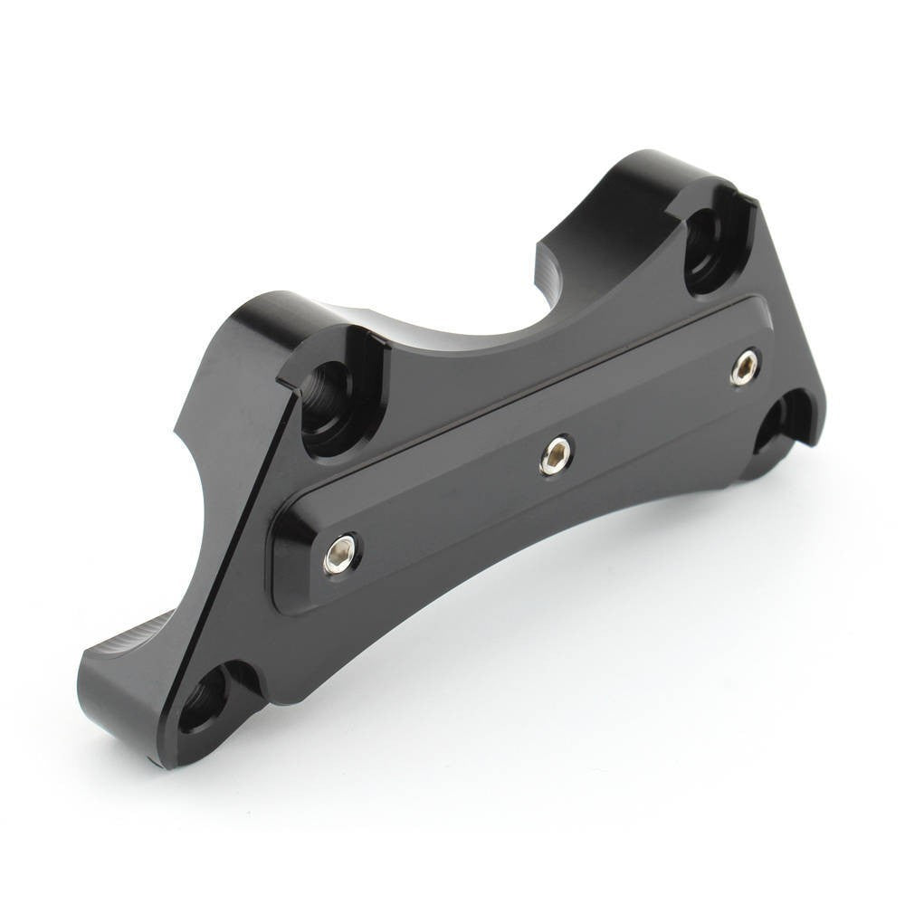 Black Top Handlebar Riser Clamp For Harley  for Touring Street Road King Glide M