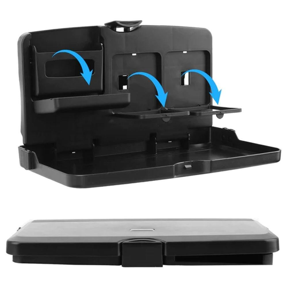 Cup Holder Phone Mount Headrest Tidy Car Back Seat*Organizer-Foldable Table Tray