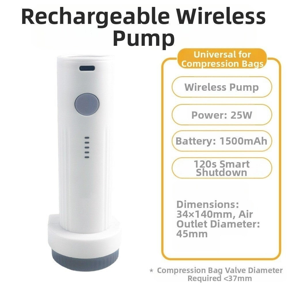 Low Noise Electric Vacuum Pump Portable Vacuum Bag Suction Pump  Travel