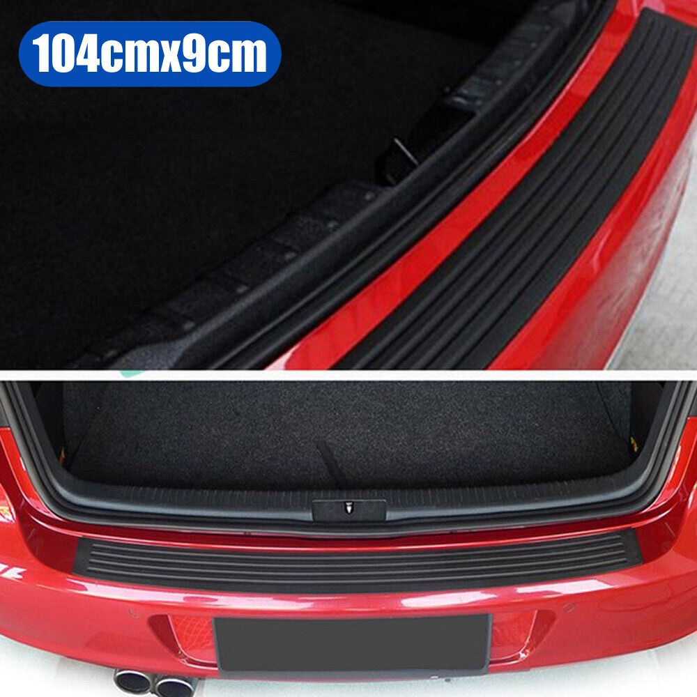 Car Trunk Door Sill Plate Protector Guard Strip Rear Bumper Tape Accessories