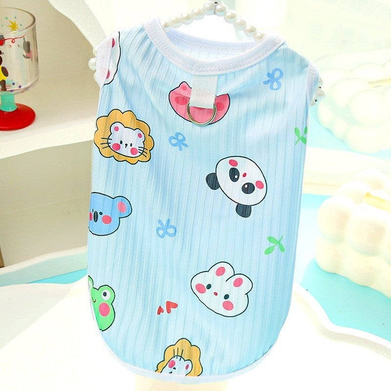 Pet Dog Cooling Vest Breathable Summer Cooling Coat Elastic Small Medium Big Dog