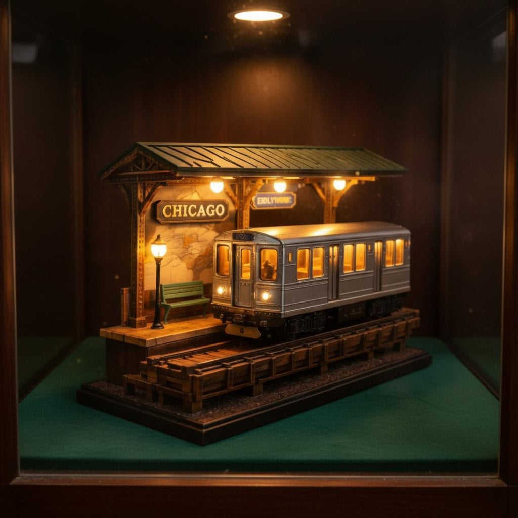 NYC Metro Model Light Gift-Ready Packaging Desk Light Sculpture Decorative