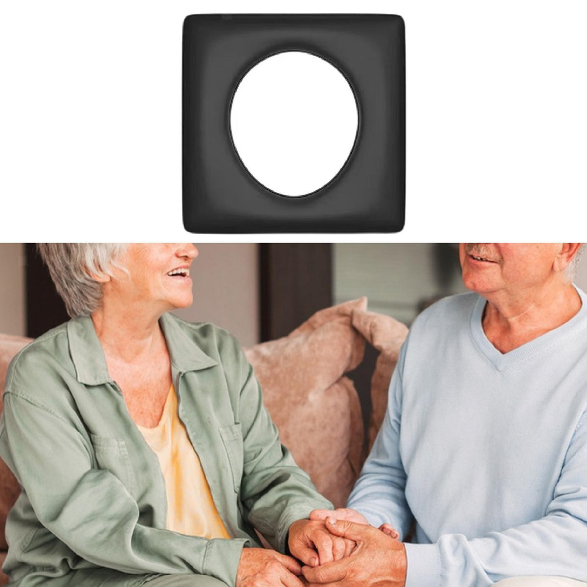 PU Commode Seat Cushion for Bedside Commodes Toilet Cushion for Disabled