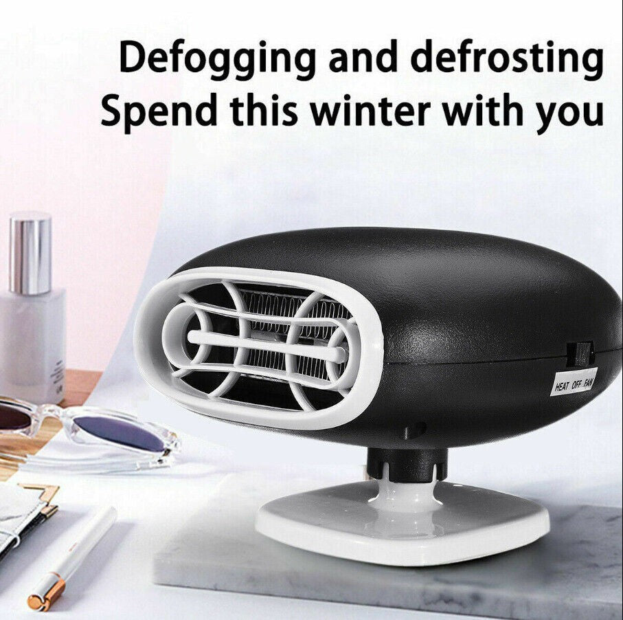 Car Auto Cigarette Lighter Heater Cooling Fan Defroster Demister 12V 150W 2in1