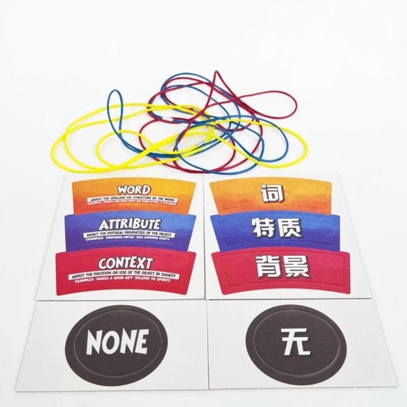 Things In Rings Board Game 2-6 Player Guessing And Reasoning Party Game Cards UK