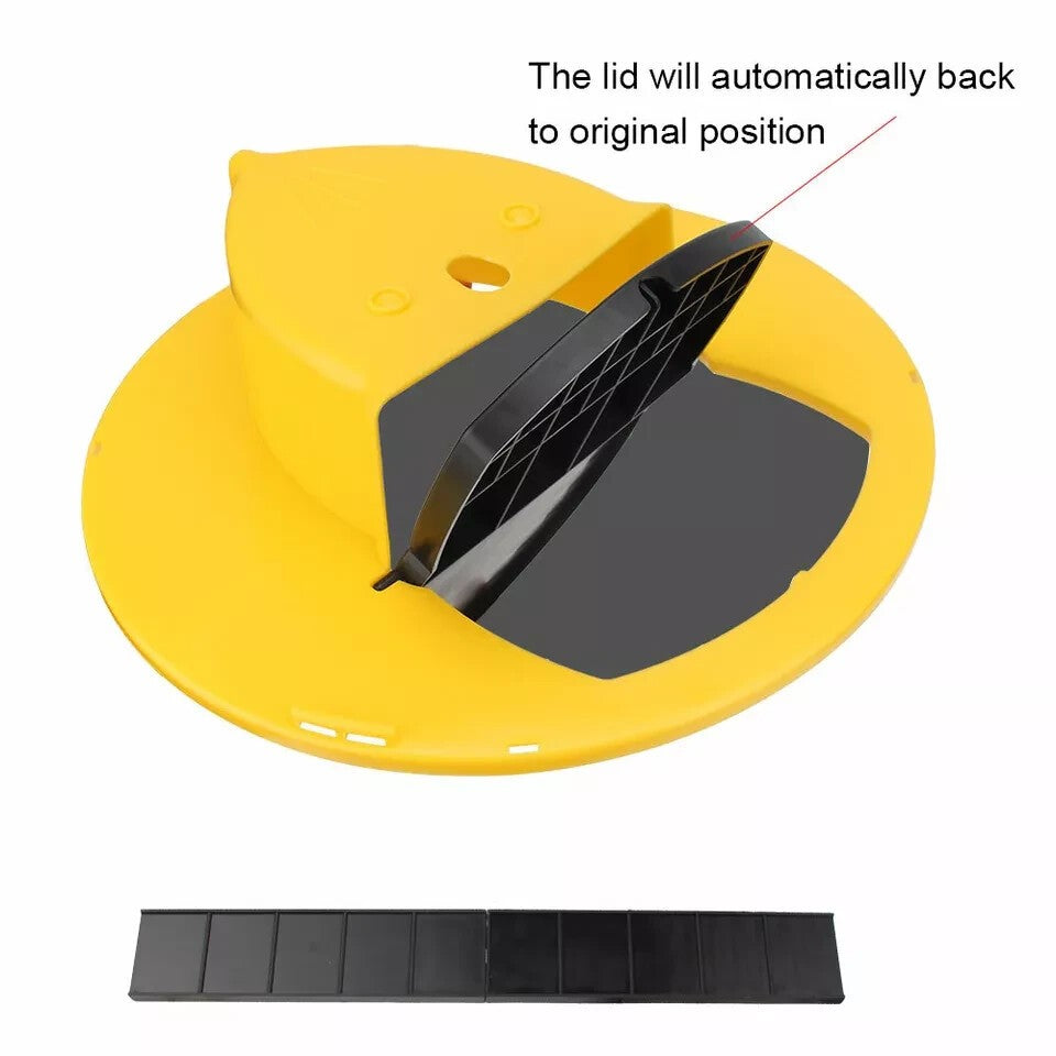 2X Mouse Trap Flip Slide Bucket Lid Mouse Rat Trap + Ladder Catch Trap Reusable