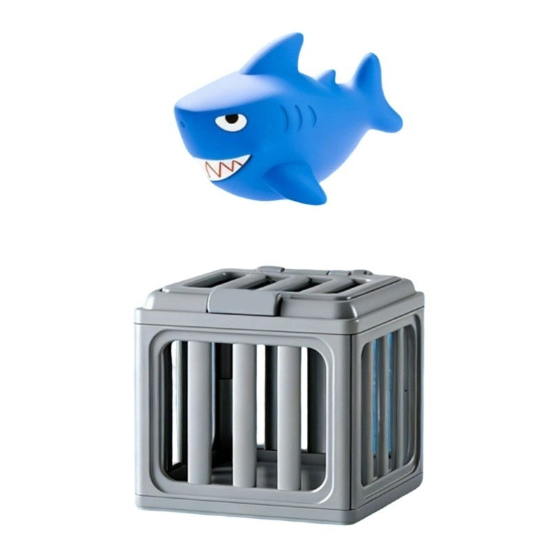 Interactive Pool Diving Rescued Toy Set For Kids Water Game Fun With Cage Animal