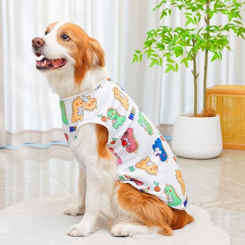 Pet Dog Cooling Vest Breathable Summer Cooling Coat Elastic Small Medium Big Dog