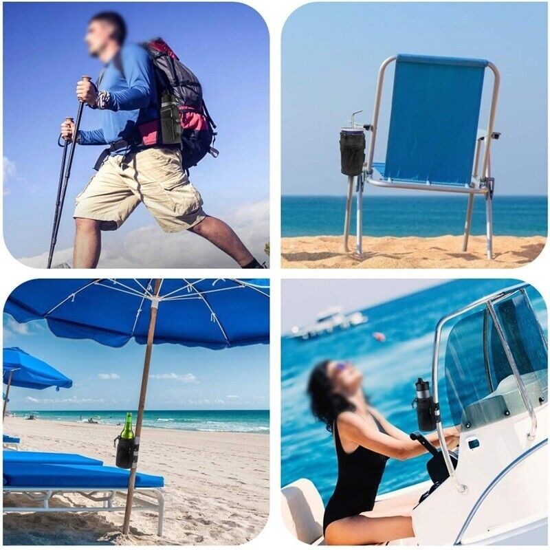 Water Cup Holder, Universal Water Bottle Holder for Wheelchair, Bike