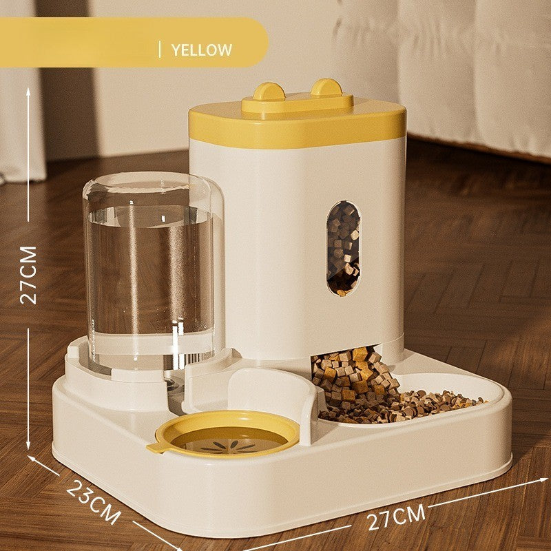 Pet Dog Puppy Food Dispenser Automatic Cat Feeder Water Dispenser Dry Wet