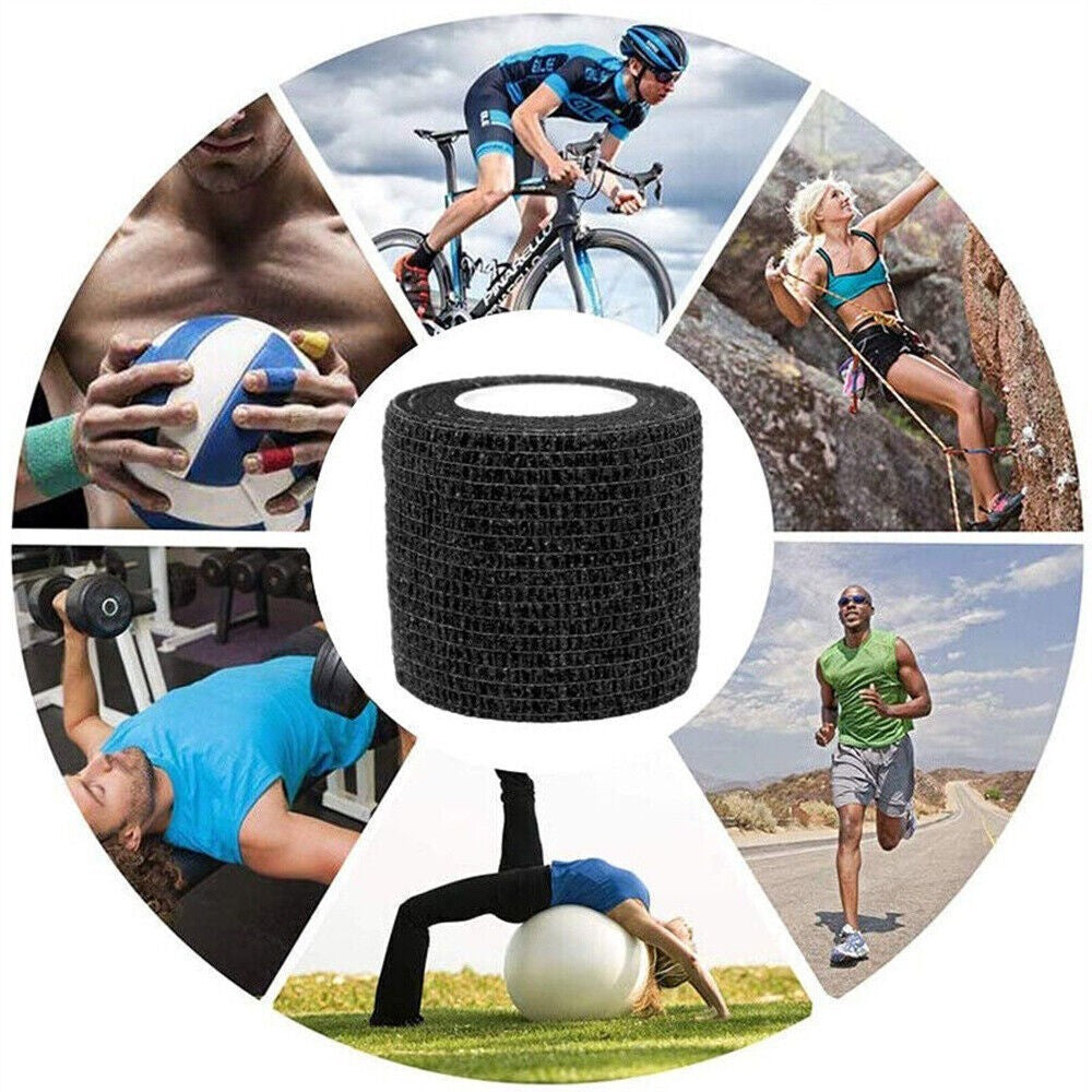 Pets Vet Wrap Self-Adhesive Elastic Cohesive Dog Bandage Injury Wrap Tape Wrist
