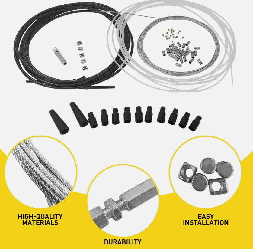 5M DIY Throttle Cable Kit Nipples Ferrules for Pit Dirt Bike Motorcycle