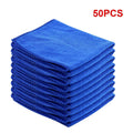 50pc MICROFIBRE CLEANING AUTO CAR DETAILING SOFT CLOTHS WASH TOWELS DUSTER