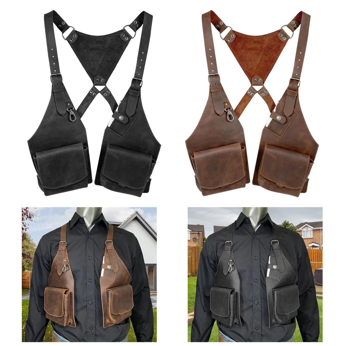 Hidden shoulder bag under the arm Wallet pocket for conducting cosplay costume