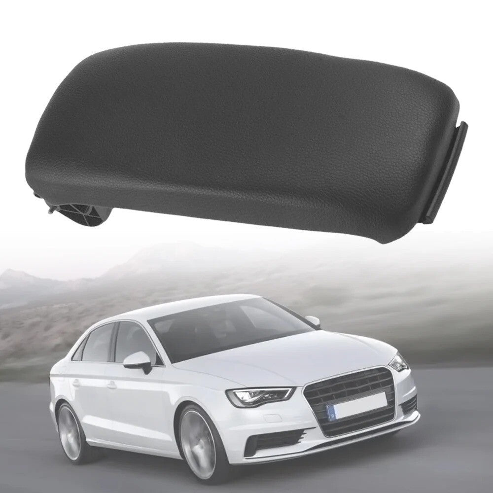 For Audi A3 8P 2009 2010 Black Leather Armrest Center Console Lid 8P0864245P