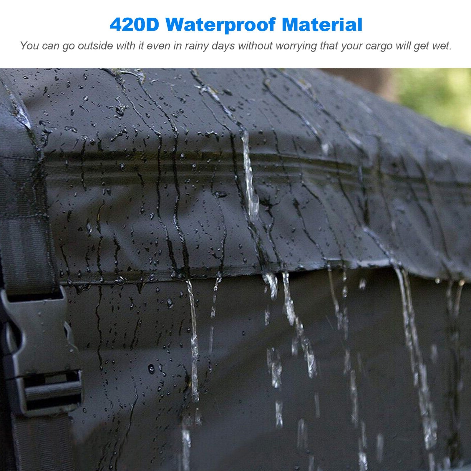 Universal Car Travel Roof Bag Cargo Storage Rack Luggage Carrier Box Waterproof