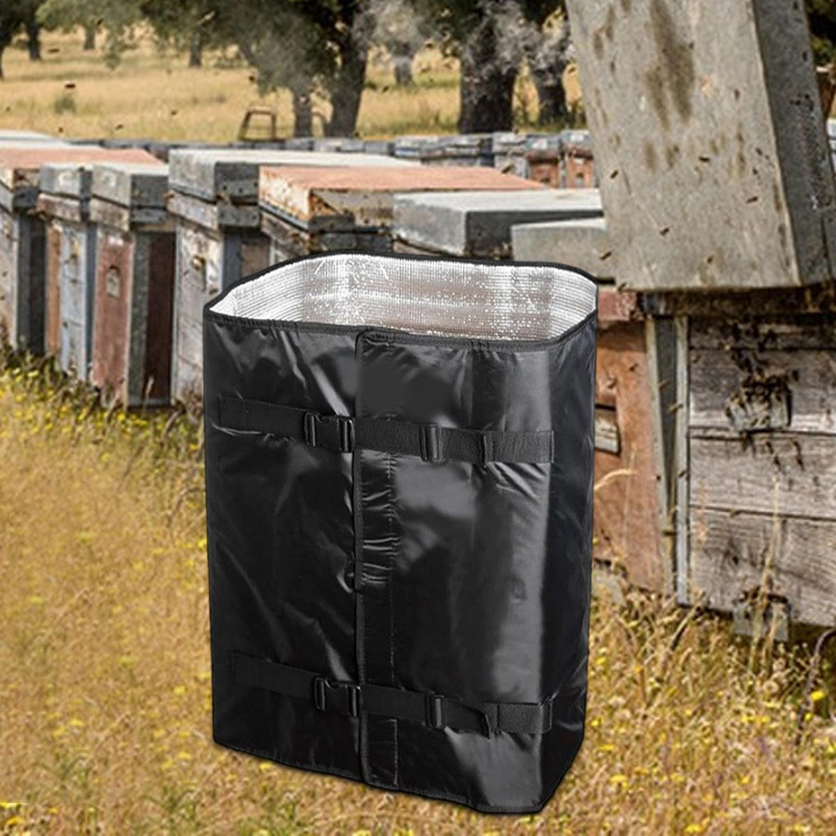 Winter Bee Hive Wrap Protection Cover Adjustable Beehive Insulated Cover