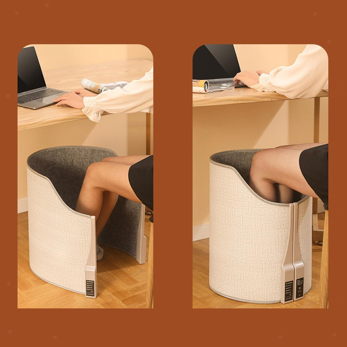 Electric Space Heater Foot Warmer Table Heater Winter 360° All Round Heating