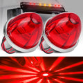 2PCS LED Watermelon Lights Truck Trailer Side Marker Clearance Lamp Turn Signal