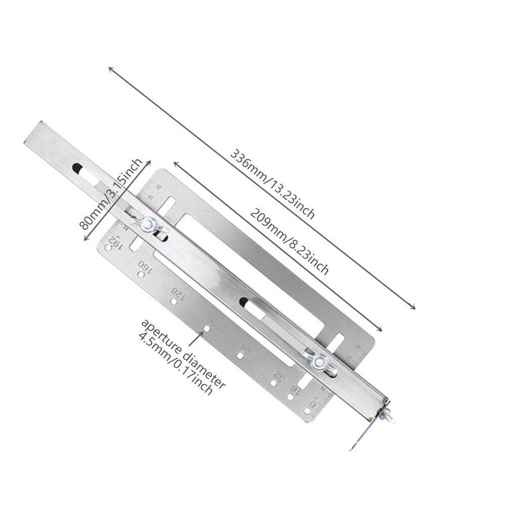 Door Handle Jig Cupboard Kitchen Punch Locator Cabinet Hardware Template