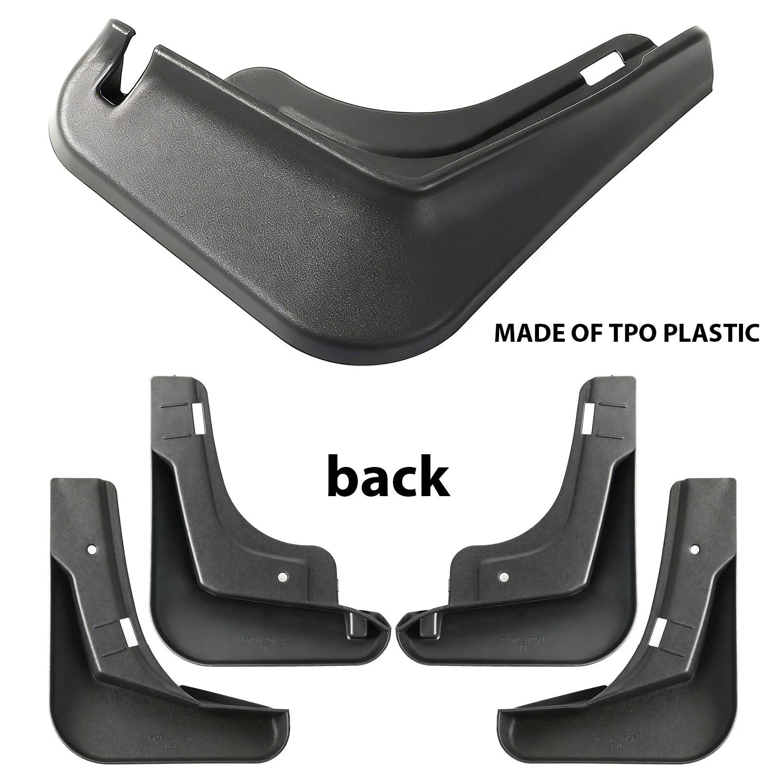 4pcs For MG ZS MK2 Pro 2025 2026 Mud Flaps Splash Guards Mudguards FRONT REAR