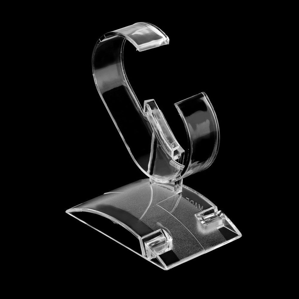 10pcs Wristband Showcase Watch Stand Rack Acrylic Clear Display Holder