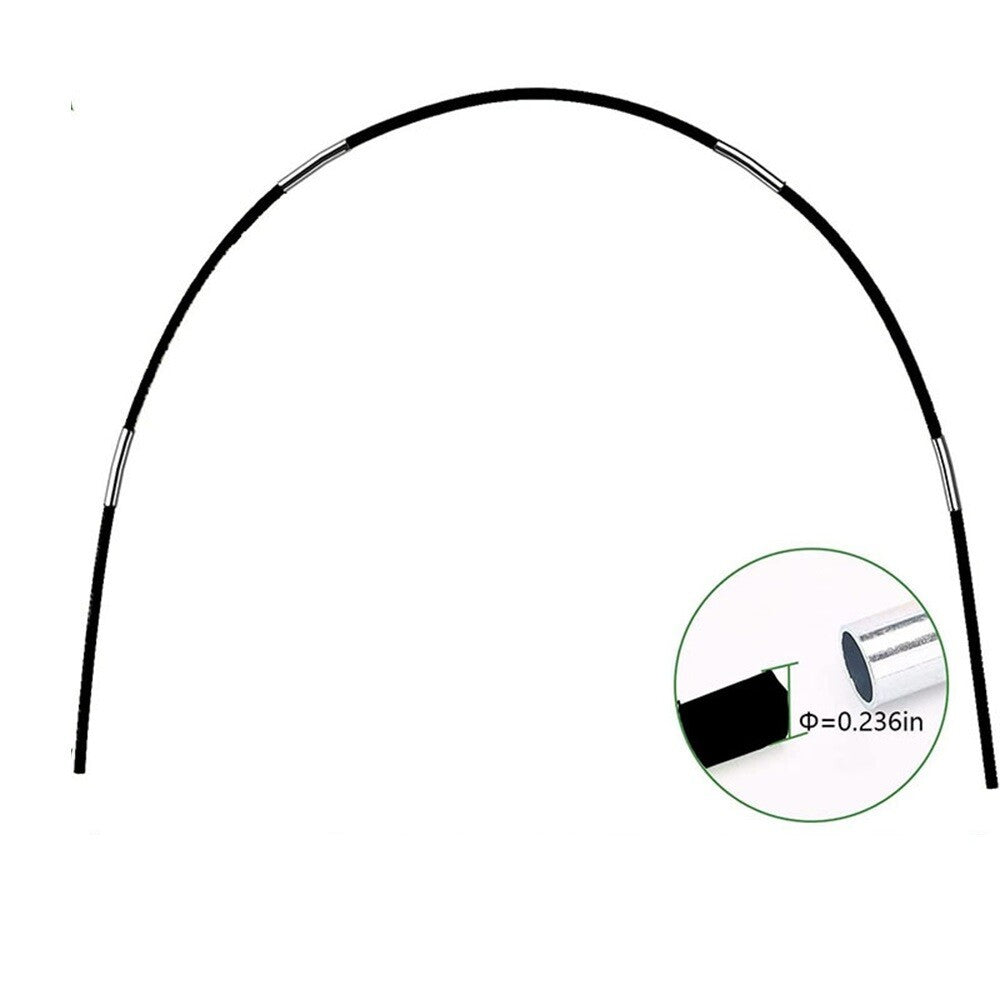 90PCS Greenhouse Hoops Plant Grow Tunnel Garden Support Frame for Netting Tunnel