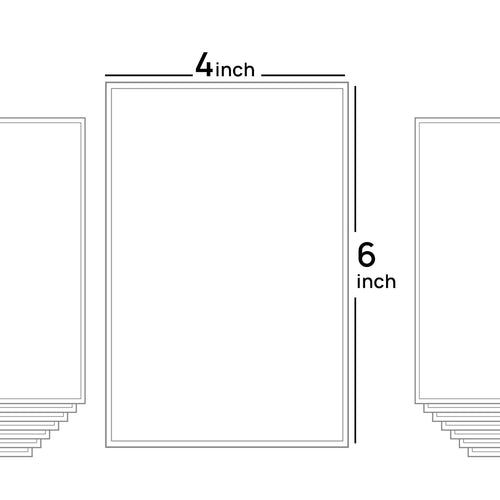 4x6 Thermal Fanfold Labels 100x150mm Ideal for Royal Mail Amazon FedEx 500 Label