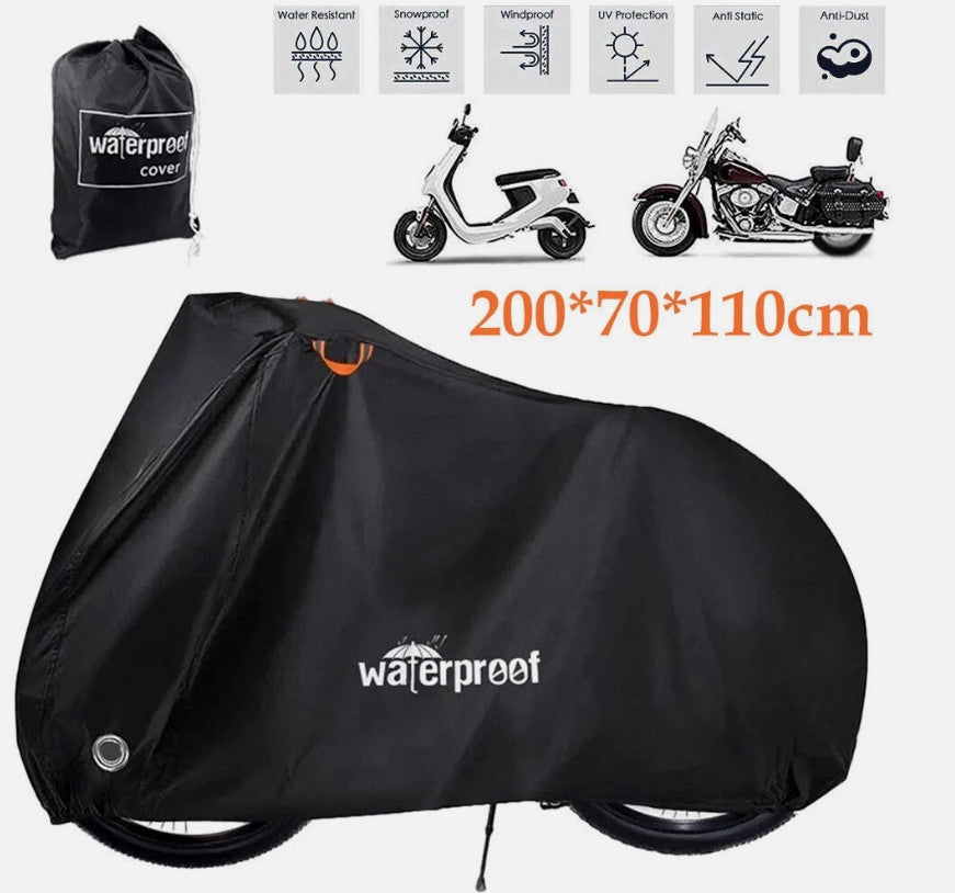 Waterproof Mountain Bike Bicycle Cover Heavy Duty Outdoor Protector 200*70*110cm