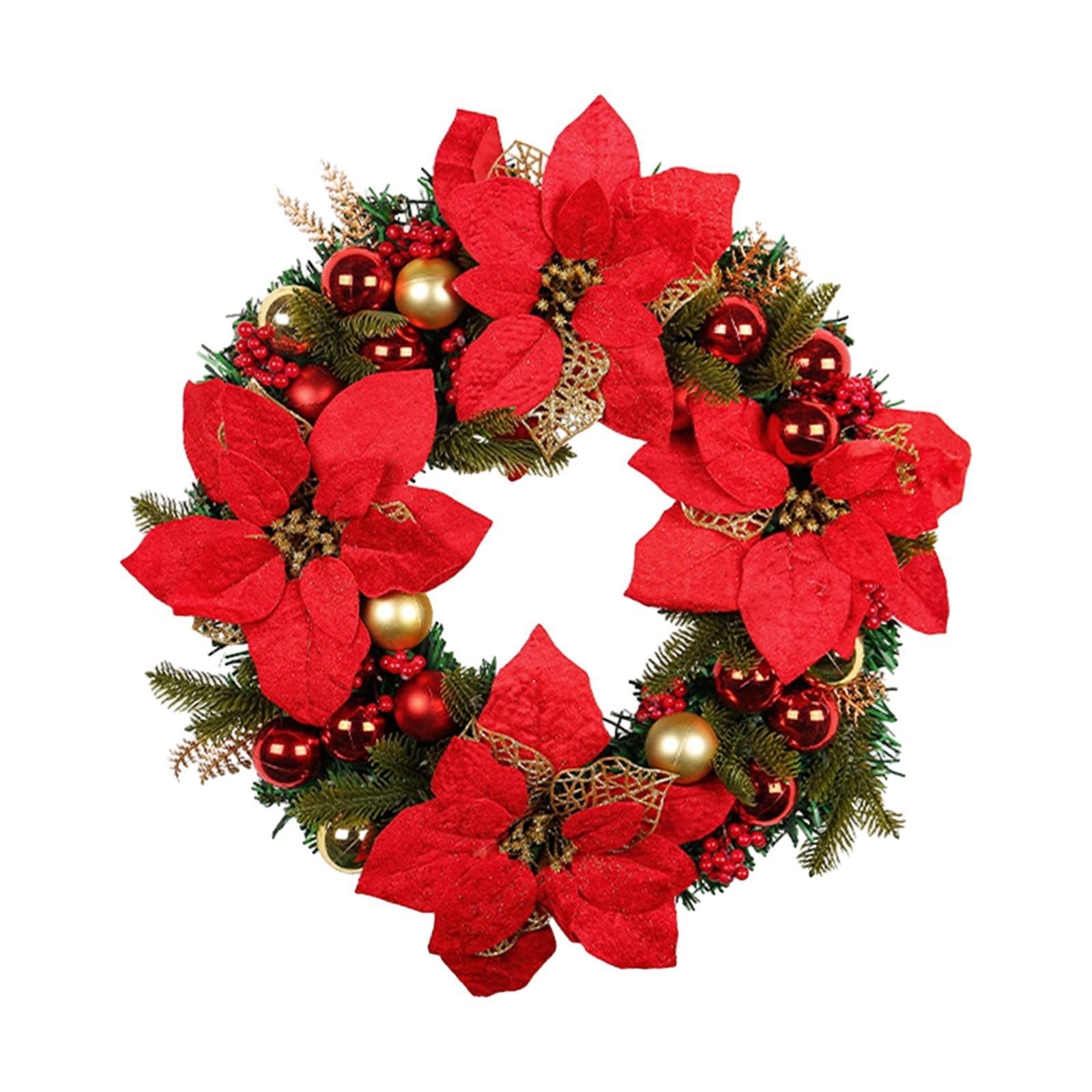 Christmas Wreath Christmas Decoration Hanging Larege Artificial Winter Holiday
