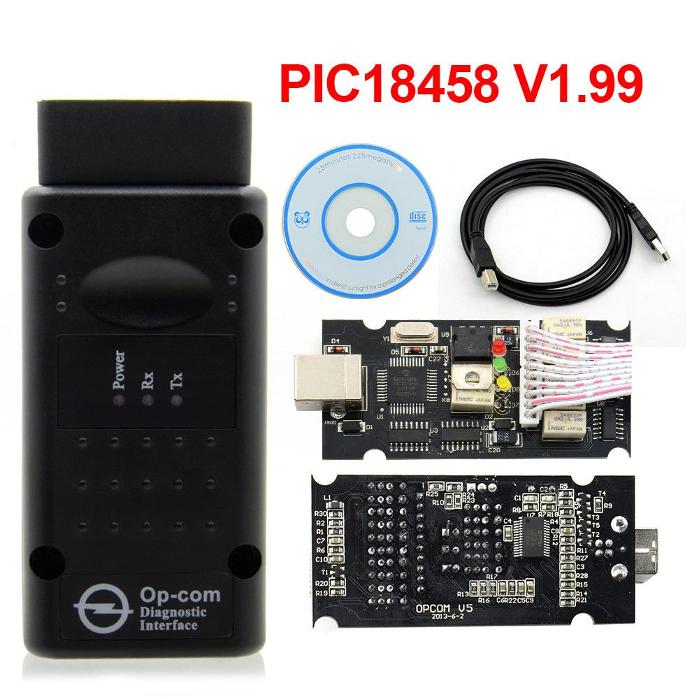For V1.99 OPEL OP COM Vauxhall OBD2 Diagnostic Code Reader Scanner Tool OPCOM UK