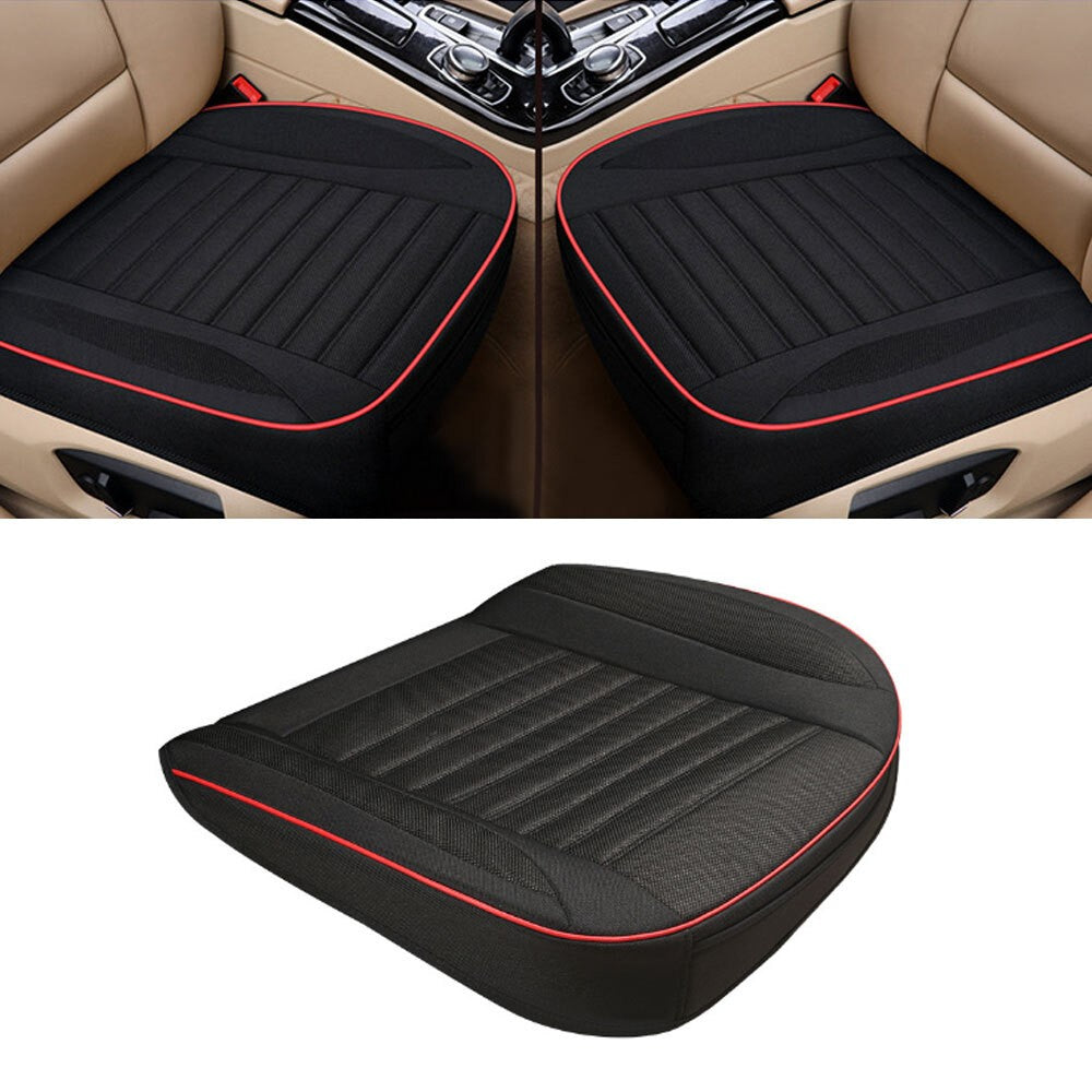 Vehicle Front Seat Cover Breathable PU Leather Pad Mat Chair Cushion Accessories